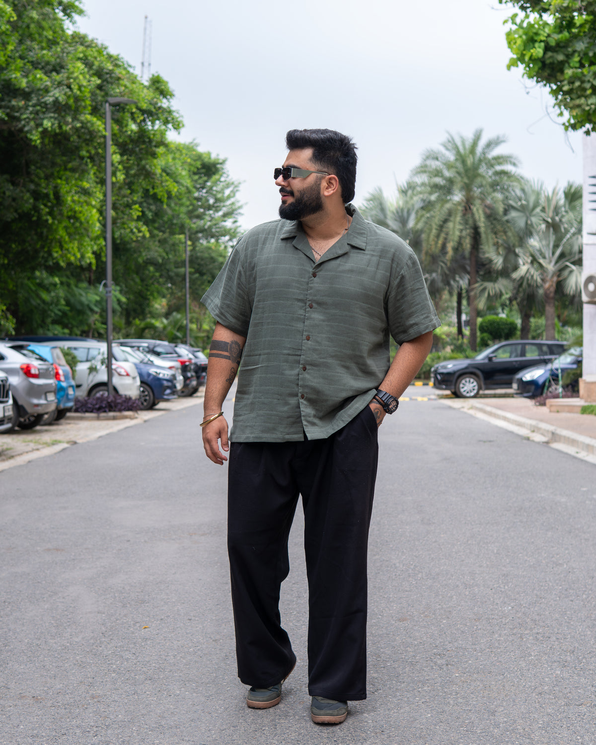 Teal Green RelaxFit Casual Shirt