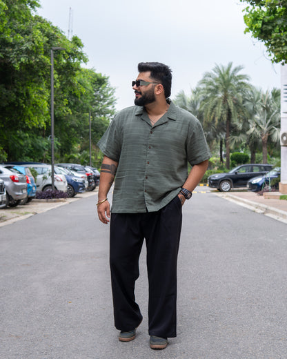 Teal Green RelaxFit Casual Shirt