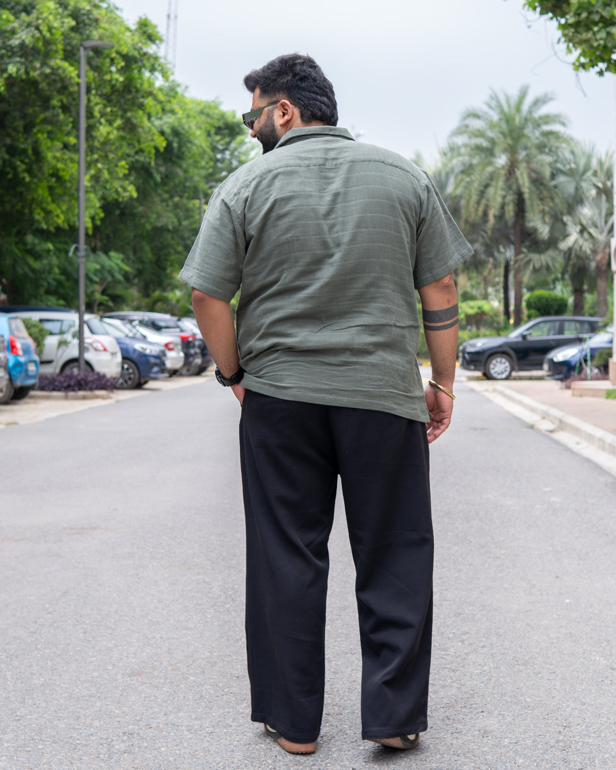 Teal Green RelaxFit Casual Shirt