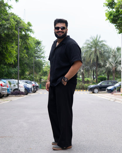 Black RelaxFit  Casual Shirt