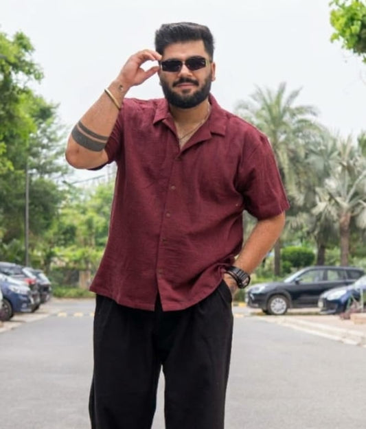 Urban Maroon RelaxFit Shirt